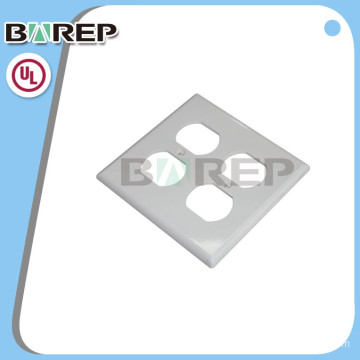 YGC-002 Wholesale duplex outlet safety plastic electrical wall plate